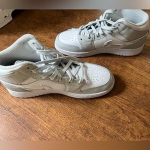 NIKE AIR JORDAN 1- mid DC9035-100 CAMO White Photon Dust Grey Fog W/Box Size